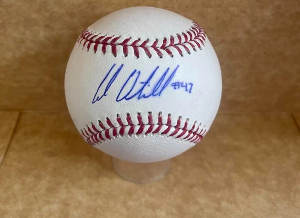 CAL QUANTRILL ROCKIES SIGNED AUTOGRAPHED M.L BASEBALL BECKETT AUTH