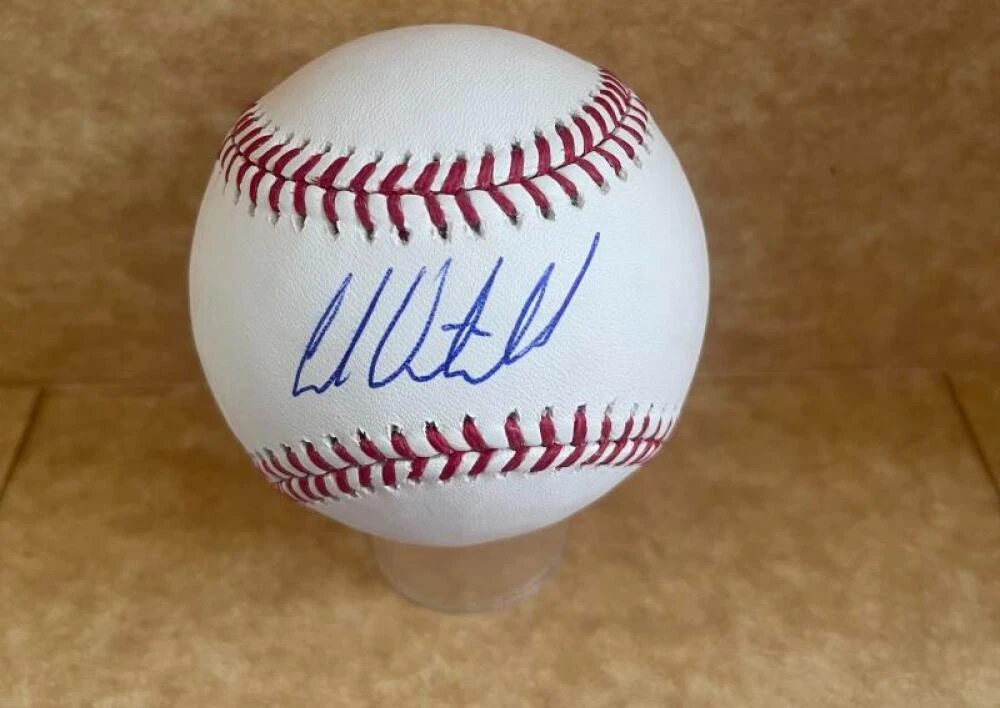 CAL QUANTRILL ROCKIES SIGNED AUTOGRAPHED M.L BASEBALL BECKETT AUTH