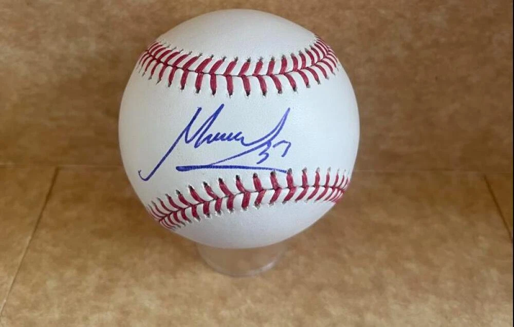 MISAEL URBINA TWINS SIGNED AUTO M.L. BASEBALL JSA AUTH