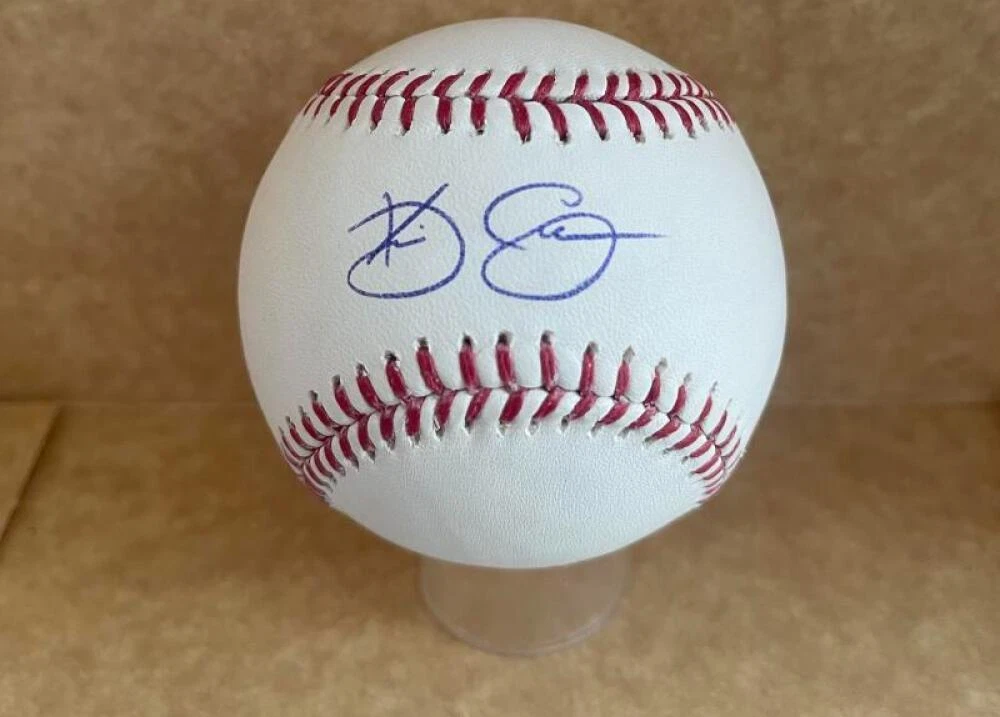 KEVIN GAUSMAN BLUE JAYS SIGNED AUTOGRAPHED M.L. BASEBALL BECKETT AUTH