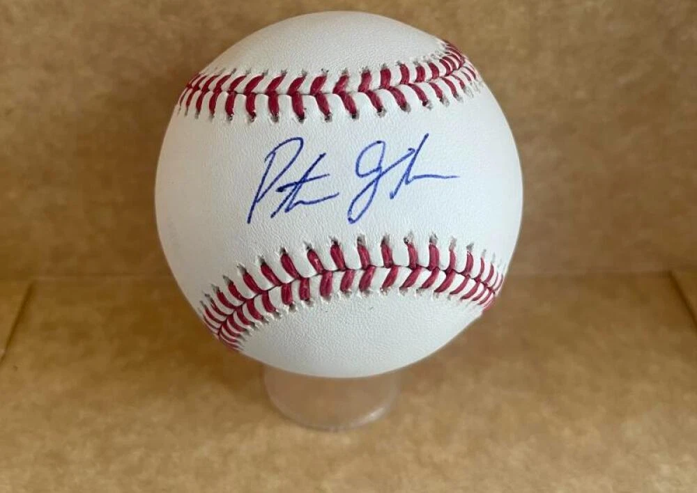 PEYTON GRAHAM TIGERS SIGNED AUTOGRAPHED M.L. BASEBALL BECKETT AUTH