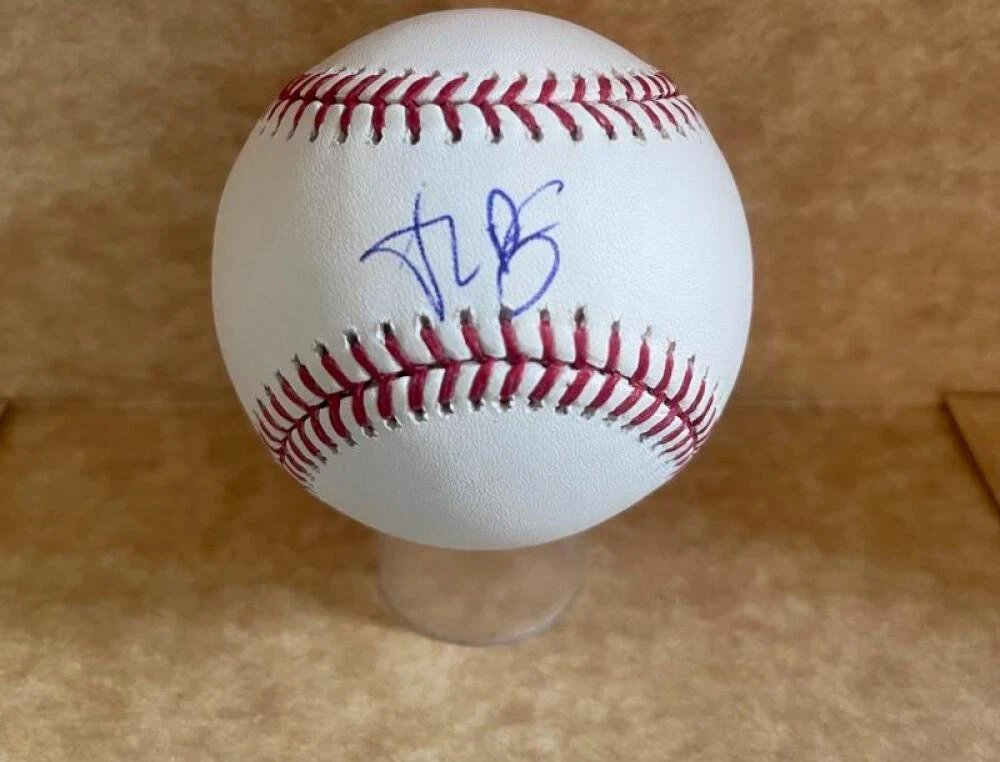 ALEX BOHM PHILLIES SIGNED AUTOGRAPHED M.L. BASEBALL BECKETT AUTH