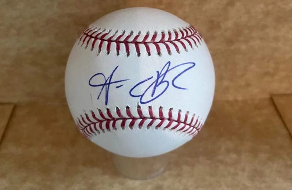 ALEX BOHM PHILLIES SIGNED AUTOGRAPHED M.L. BASEBALL BECKETT AUTH