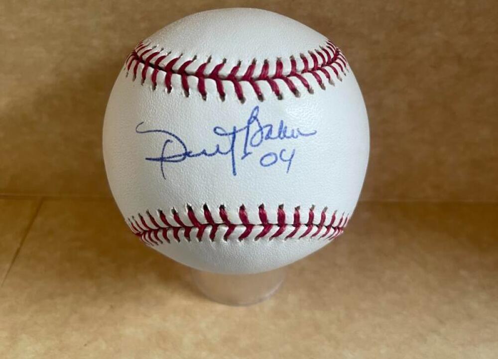 DUSTY BAKER DODGERS/ASTROS  SIGNED AUTOGRAPHED M.L. BASEBALL BECKETT AUTH