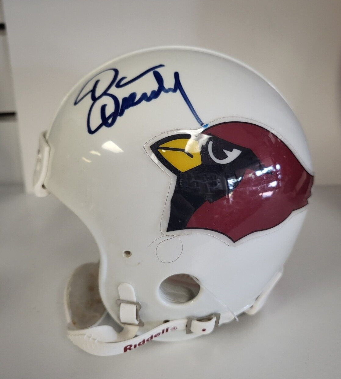 DAN DIERDORF ARIZONA CARDINALS SIGNED AUTOGRAPHED RIDDELL MINI HELMET W/COA READ