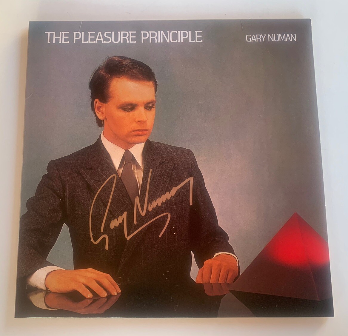 Gary Newman Autographed Signed Pleasure Principal LP Record Beckett Certified