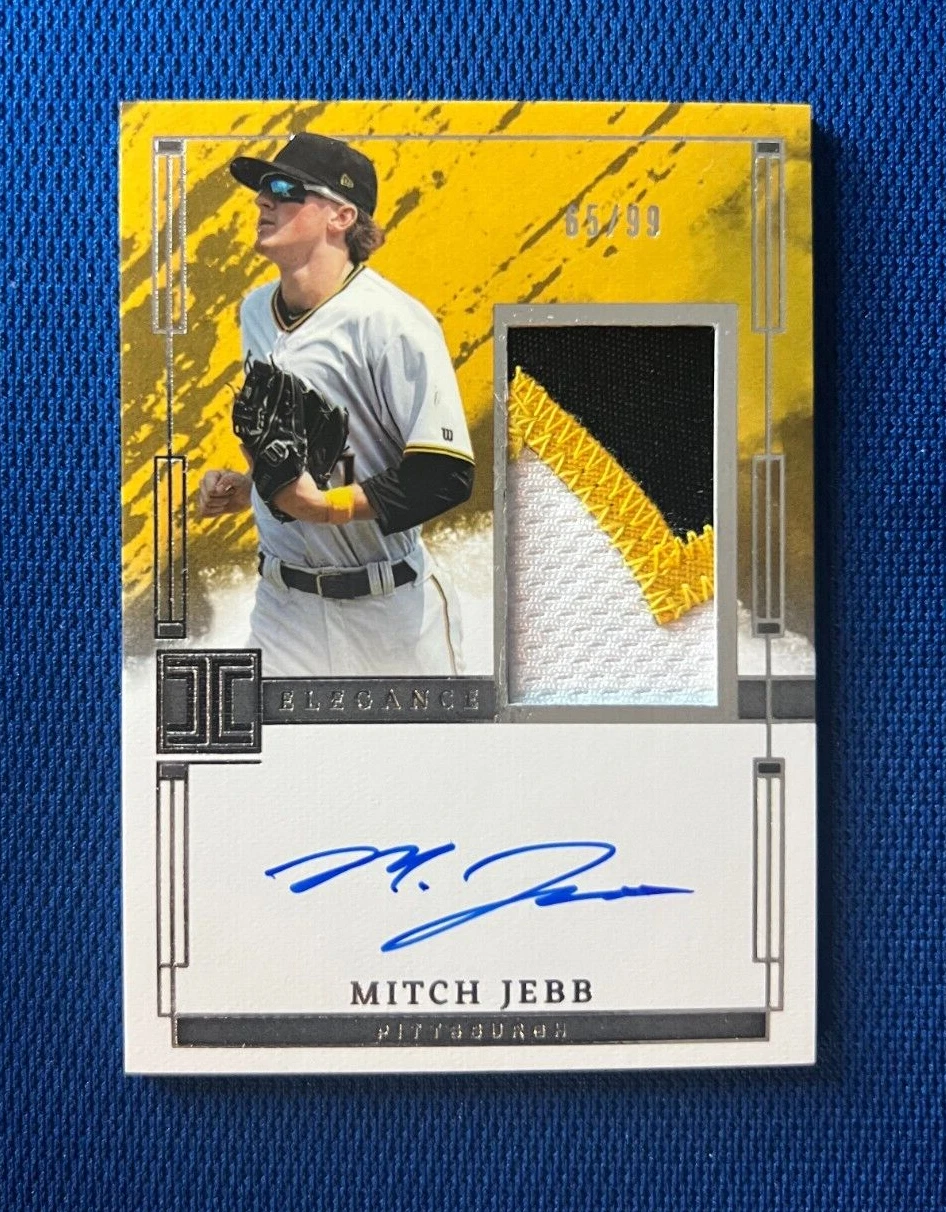 2024 PANINI IMPECCABLE MITCH JEBB PIRATES RPA JERSEY PATCH AUTO RC /99 #EPJ-MJ
