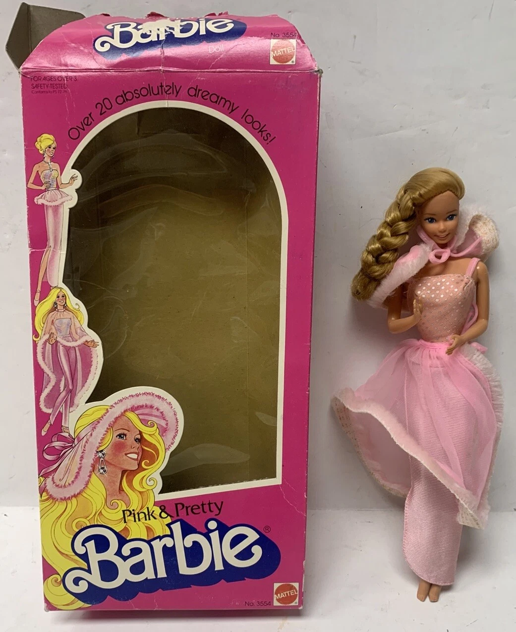 Mattel 1981 Pink & Pretty Barbie (3554) With Box