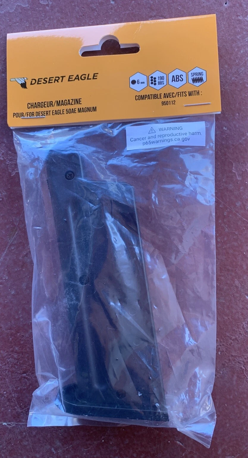 NEW 27rd Gas Magazine for Cybergun (by WE) Desert Eagle .50AE Airsoft GBB