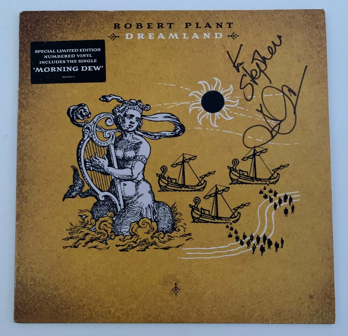 Robert Plant Of Led Zeppelin Autographed Signed Dreamland LP Album BAS Guarantee