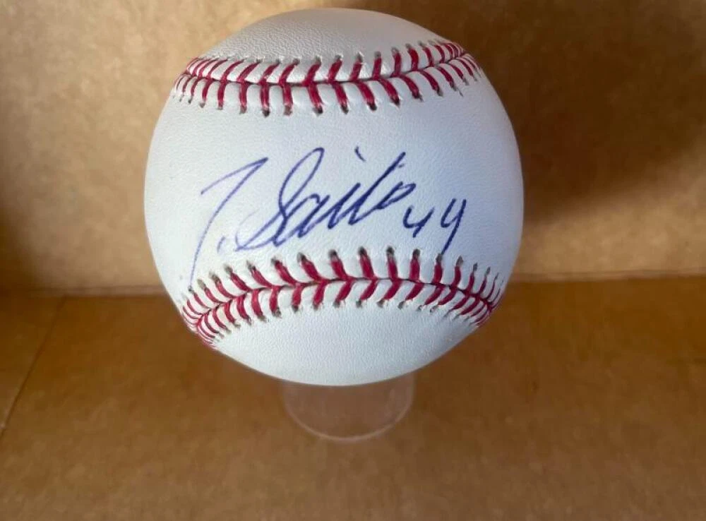 TAKASHI SAITO DODGERS/RED SOX SIGNED AUTO M.L. BASEBALL BECKETT AUTH