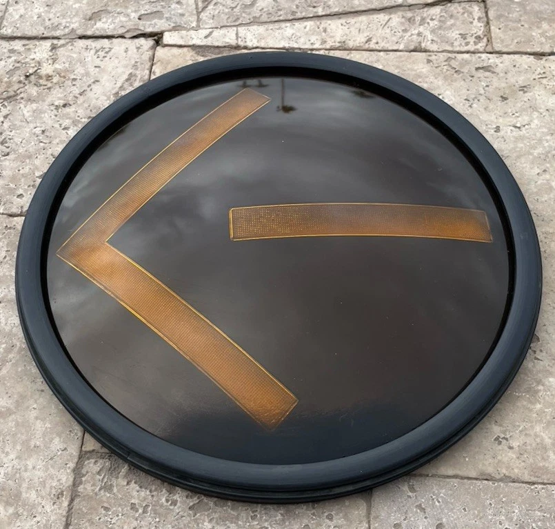 VTG Yellow Left Turn Wide Angle Traffic Light Glass 12