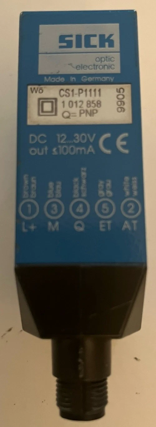 Sick CS1-P1111 12-30VDC Color Sensor