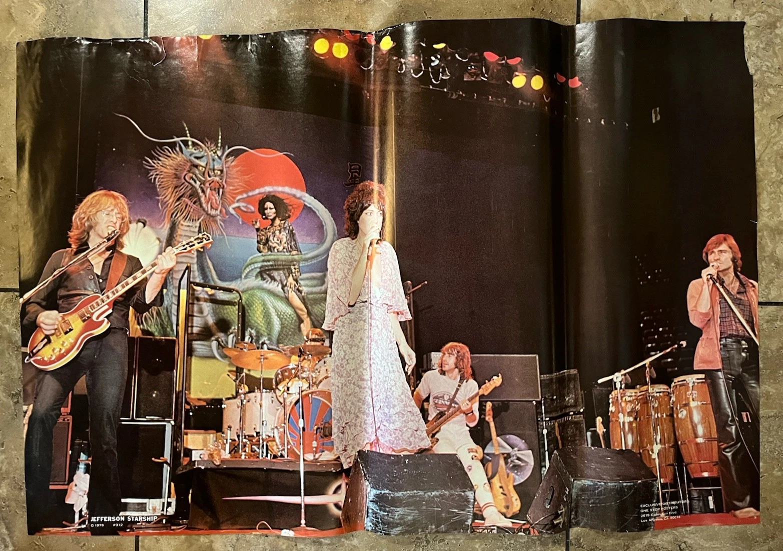 Jefferson Starship Vintage Group Poster 1986 ORIGINAL 23