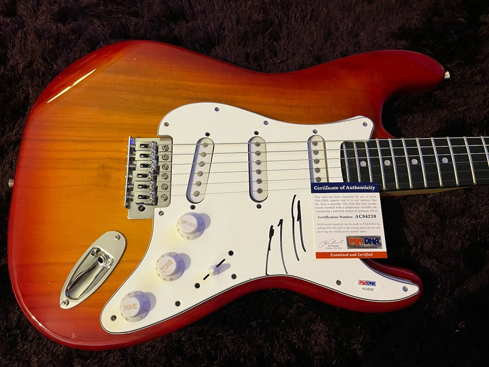 George Lynch Dokken Signed Autographed Electric Guitar BAS Certified