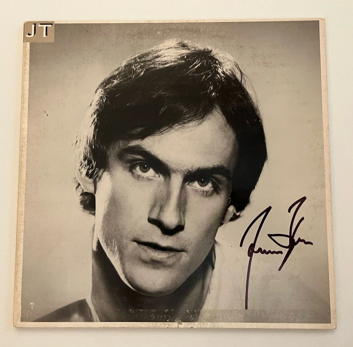 James Taylor JT Signed Autographed LP Album Record Cover Beckett Certified