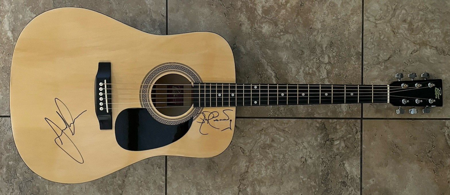 Jefferson Airplane Jorma Kaukonen & Jack Casady Signed Guitar BAS Guaranteed