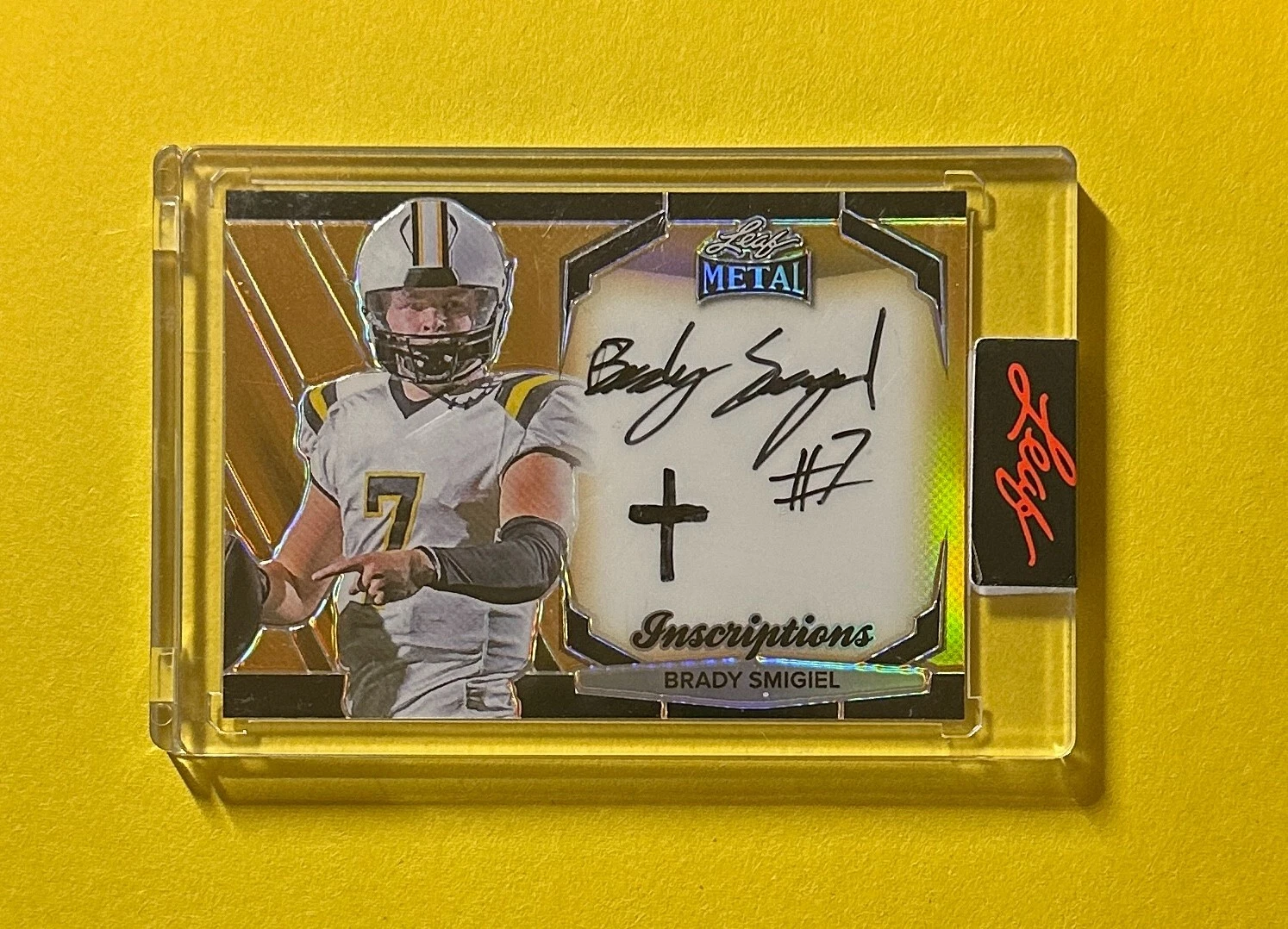 2024 LEAF METAL BRADY SMIGIEL GOLD AUTO INSCRIBED /100 #MH-BS1 SEALED