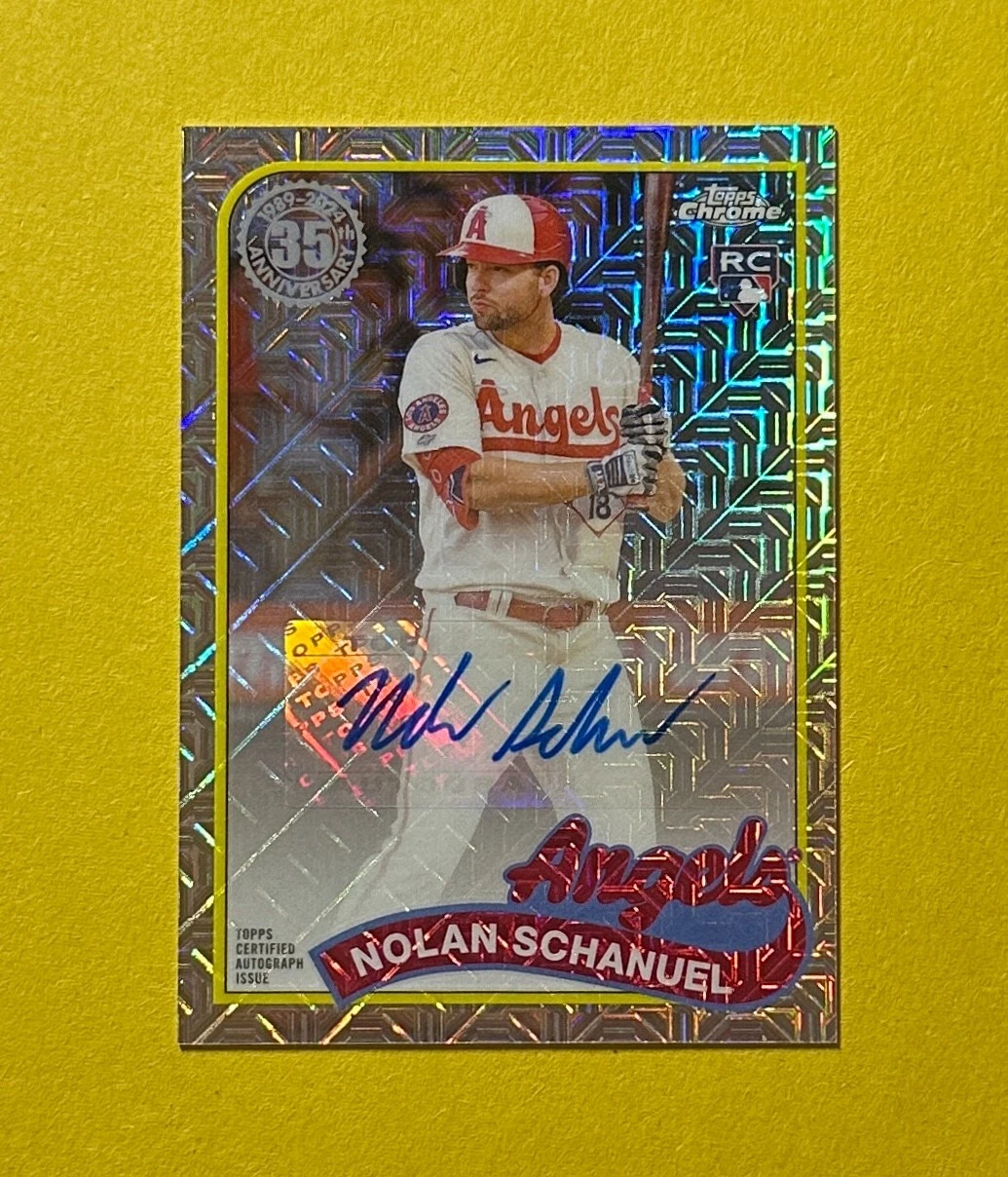 2024 TOPPS MOJO PACK NOLAN SCHANUEL AUTOGRAPH #2T89C-85 ANGELS