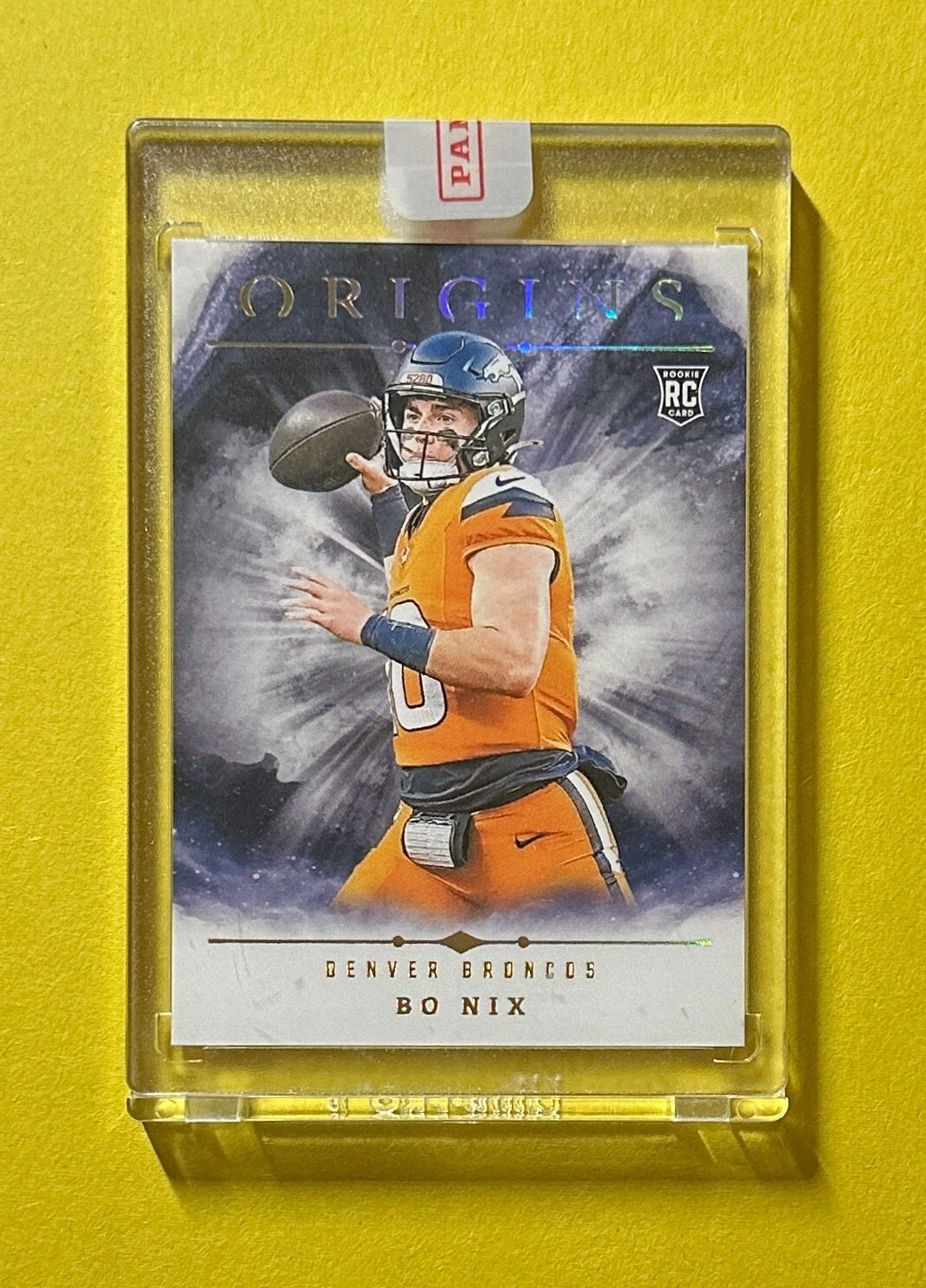 2024 PANINI ORIGINS BO NIX ROOKIE CARD MYSTERY REDEMPTION #155 BRONCOS
