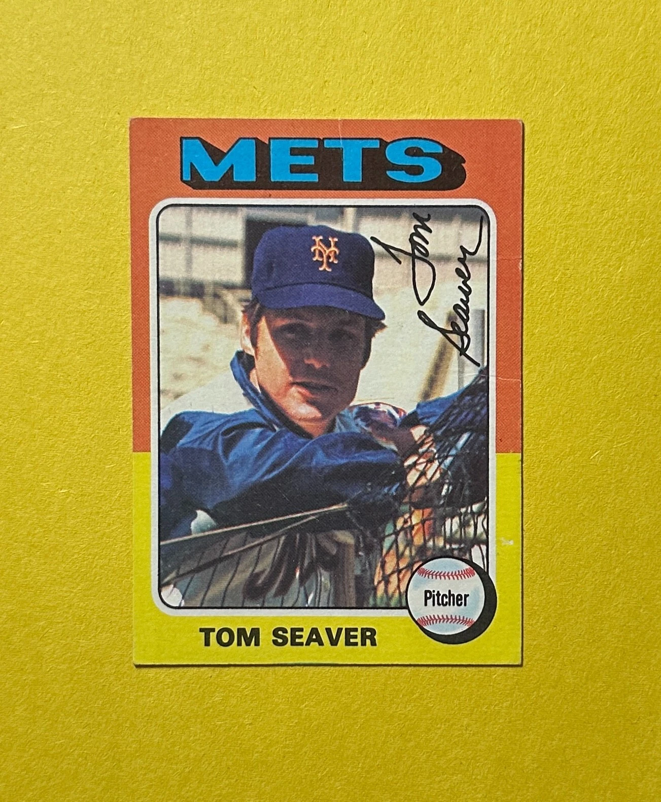 1975 TOPPS TOM SEAVER #370 METS HOF