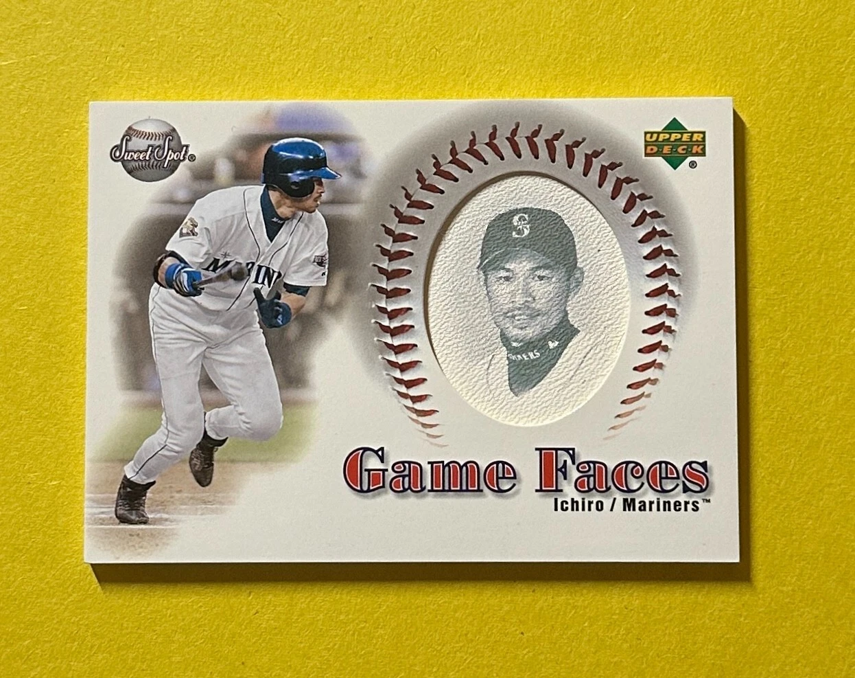 2002 UPPER DECK SWEET SPOT ICHIRO GAME FACES #157 MARINERS