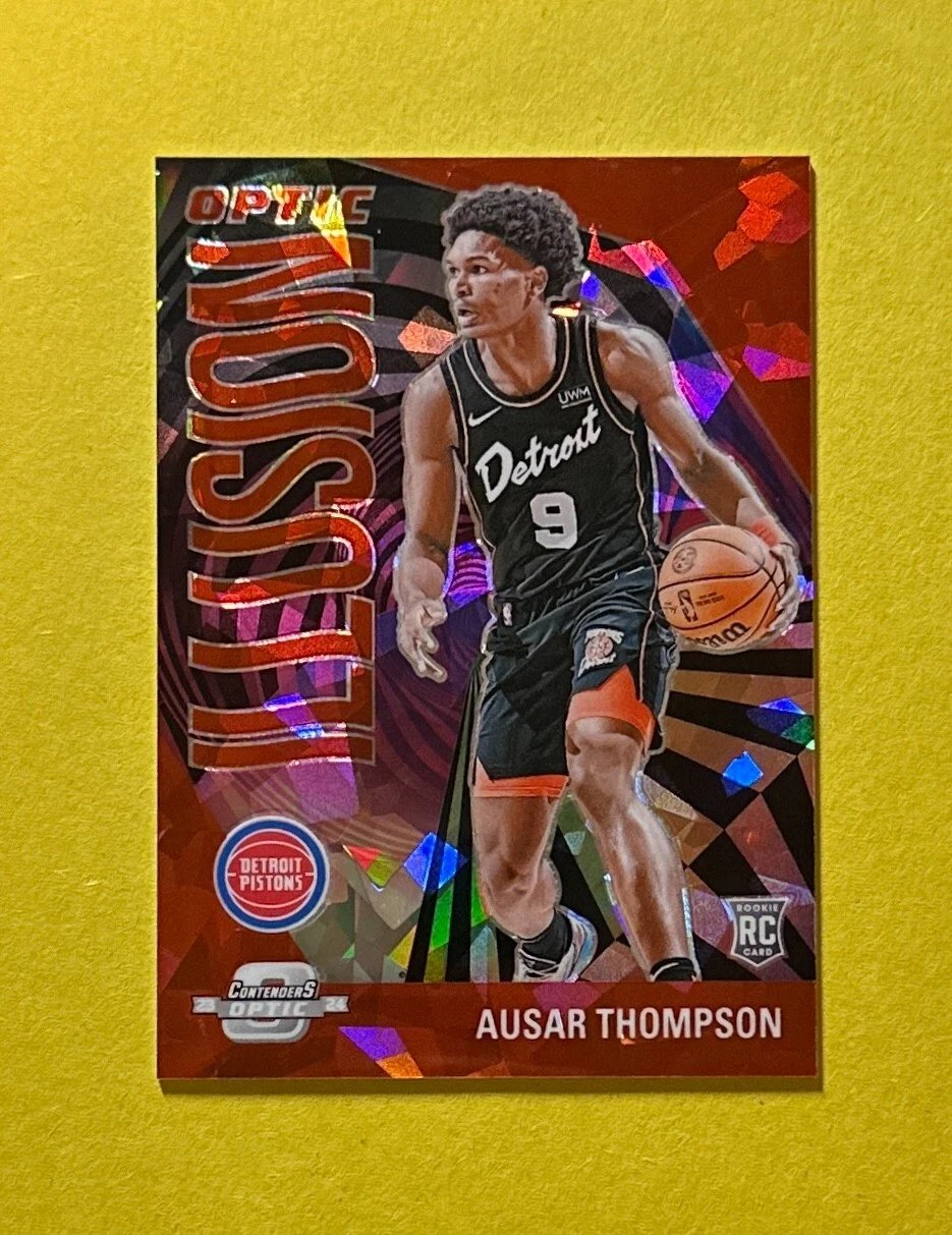 2023-24 PANINI CONTENDERS OPTIC AUSAR THOMPSON ILLUSION ROOKIE CARD /175 #6