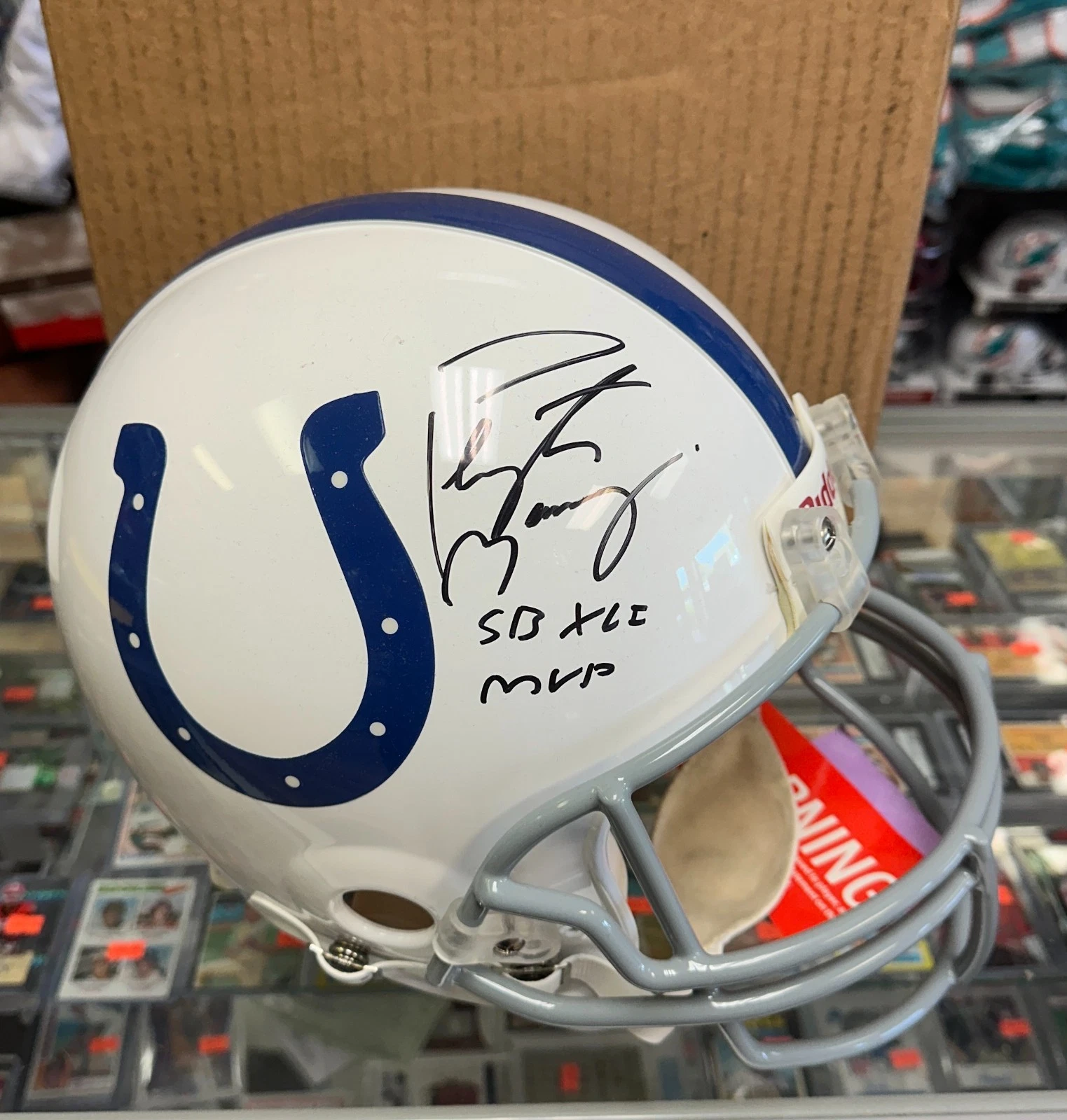 PEYTON MANNING COLTS SIGNED AUTO FULL SIZE AUTHENTICHELMET 