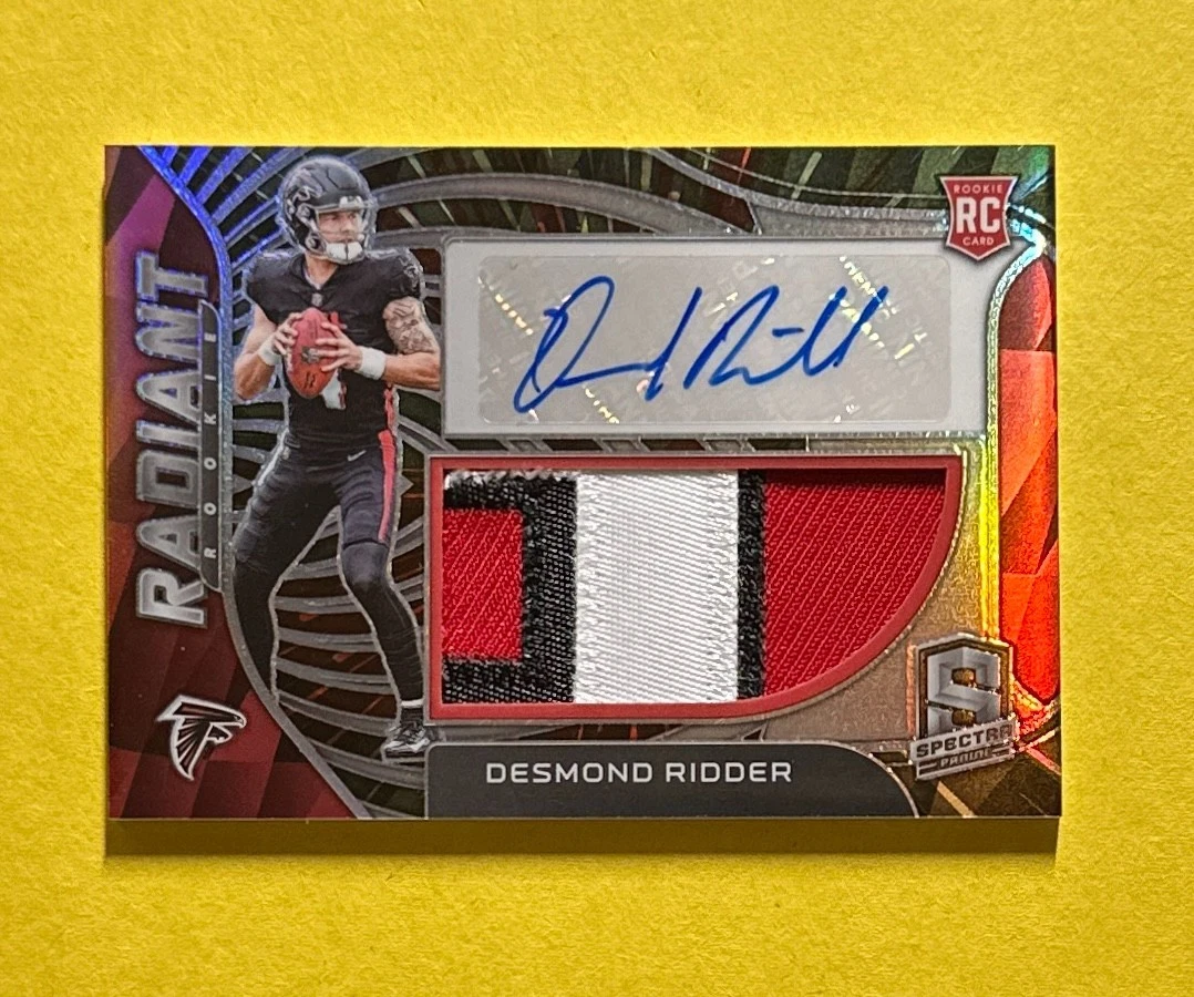2022 PANINI SPECTRA DESMOND RIDDER RADIANT ROOKIES RPA /60 #RAD-DRI FALCONS