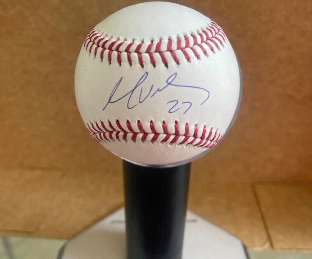 MARK VIENTOS METS SIGNED AUTOGRAPHED M.L. BASEBALL BECKETT AUTH