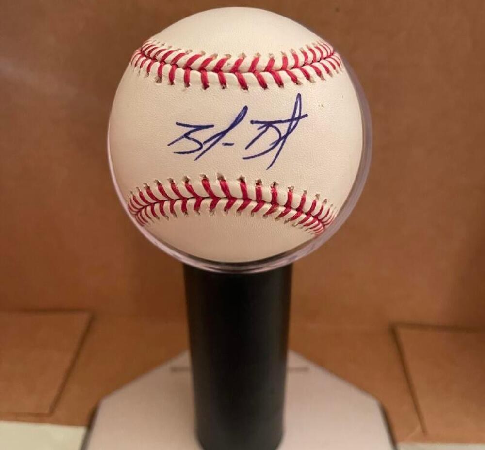 BRANDON BELT SF GIANTS SIGNED AUTOGRAPHED M.L BASEBALL JSA AUTH