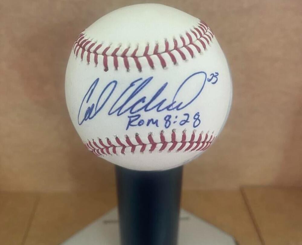 CAL ELDRED BREWERS/CARDINALS  SIGNED AUTOGRAPHED M.L. BASEBALL JSA AUTH COLLECTIBLE MEMORABILIA