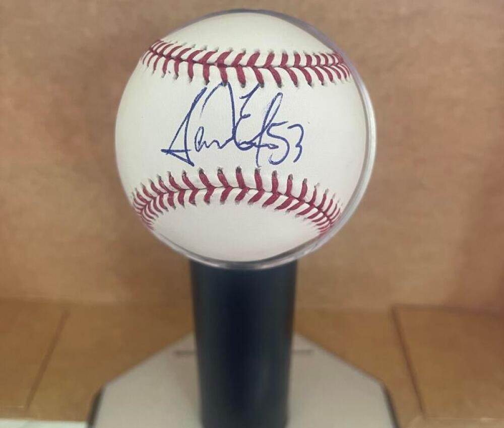 CARLOS ESTEVEZ ANGELS ANGELS/PHILLIES ALL-STAR SIGNED AUTOGRAPHED M.L. BASEBALL