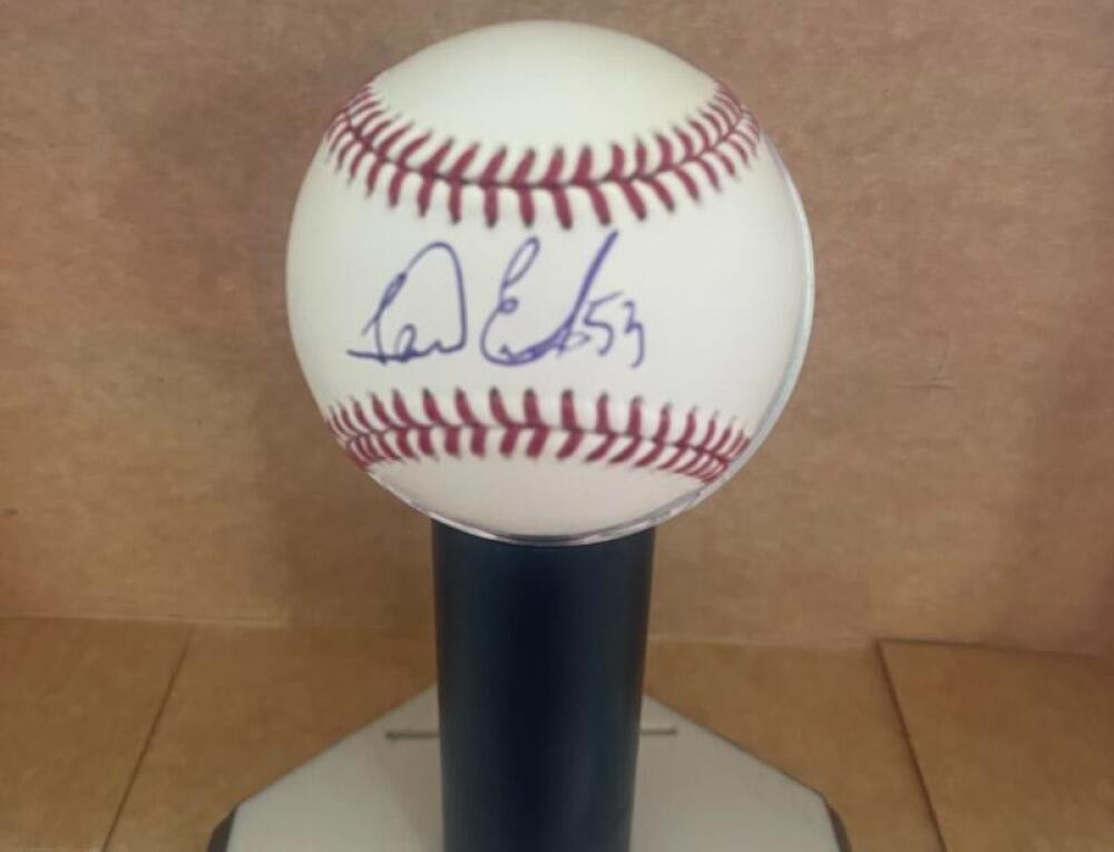 CARLOS ESTEVEZ ANGELS ANGELS/PHILLIES ALL-STAR SIGNED AUTOGRAPHED M.L. BASEBALL COLLECTIBLE MEMORABILIA