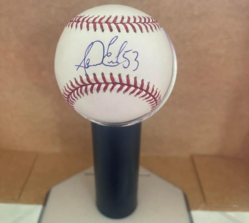 CARLOS ESTEVEZ ANGELS ANGELS/PHILLIES ALL-STAR SIGNED AUTOGRAPHED M.L. BASEBALL