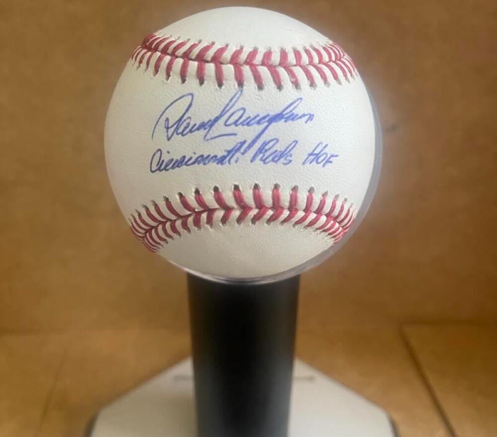 DAVE CONCEPCION CINCINNATI REDS HOF SIGNED AUTOGRAPHED M.L. BASEBALL BECKETT AUT