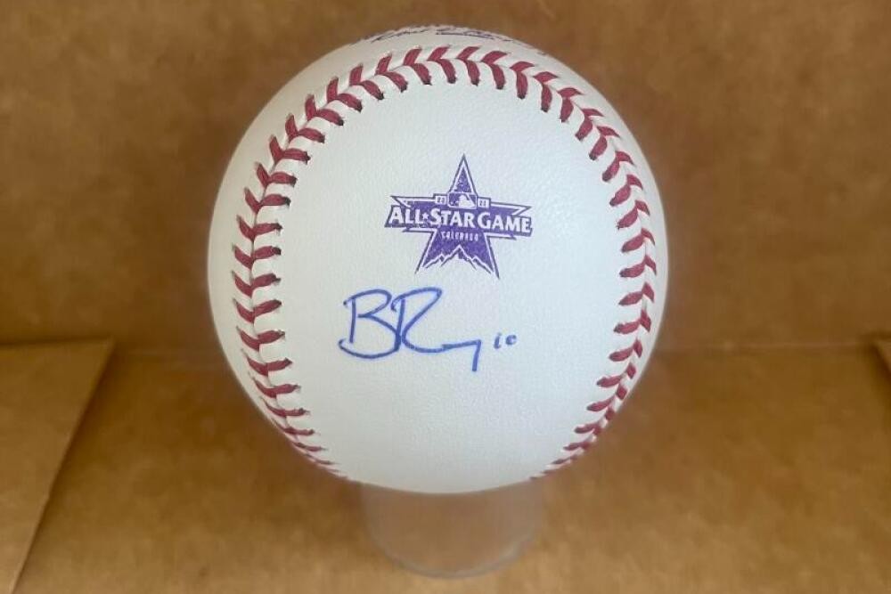 BRYAN REYNOLDS PIRATES SIGNED 2021 ALL STAR BASEBALL BECKETT AUTH