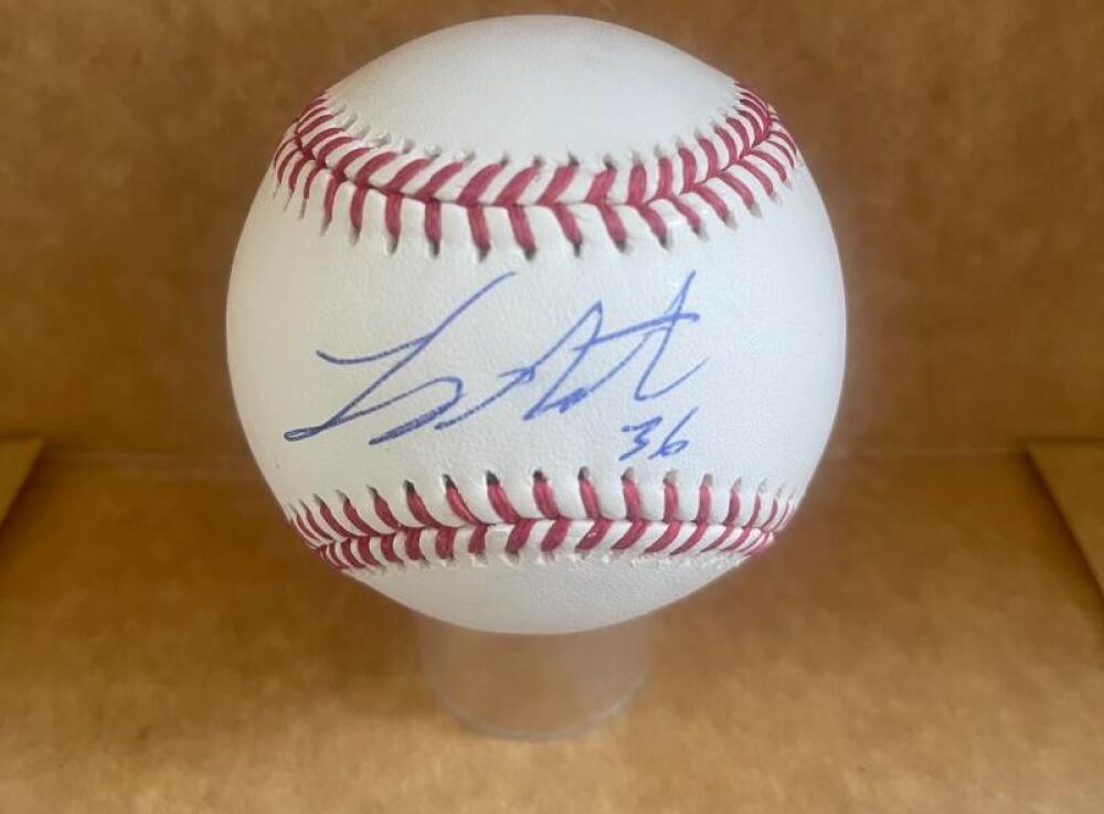 LOGAN GILBERT MARINERS SIGNED AUTOGRAPHED M.L. BASEBALL BECKETT