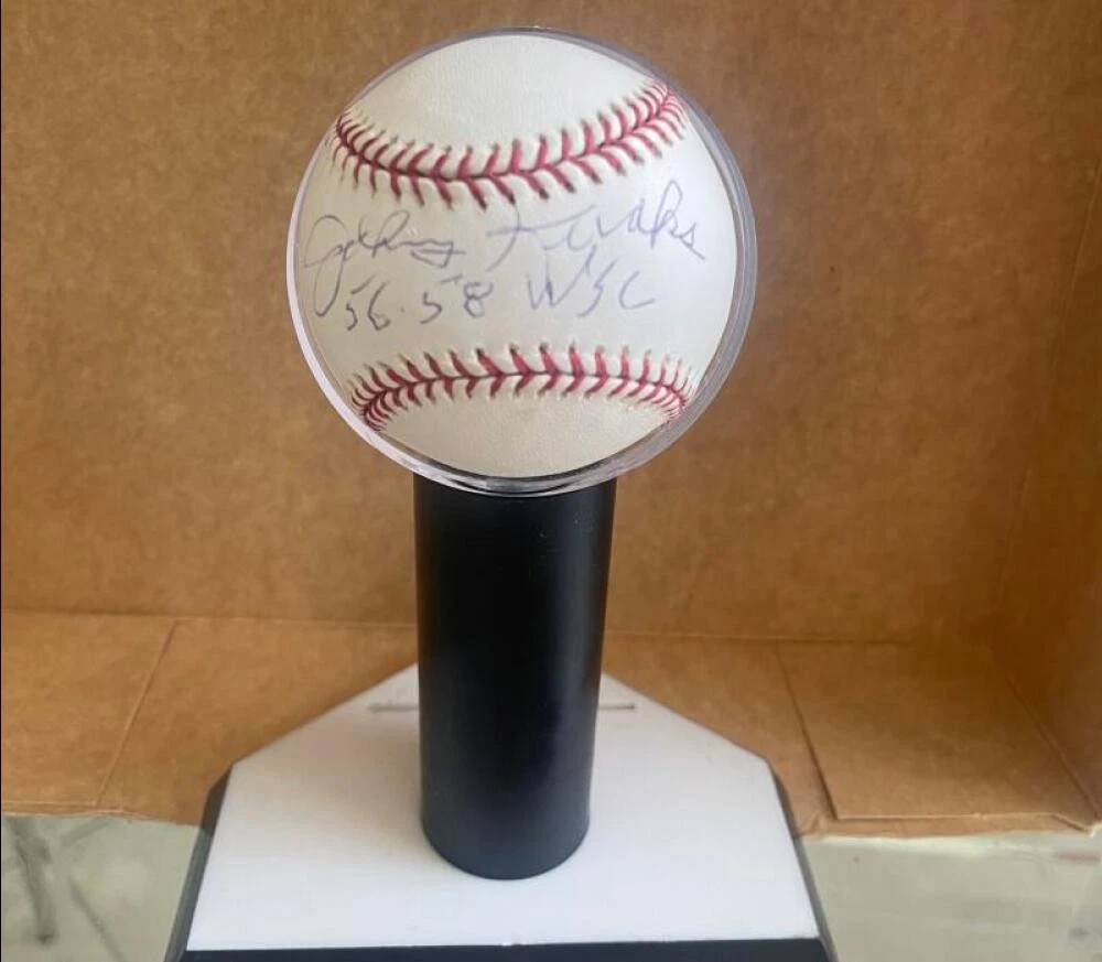 JOHNNY KUCKS 56 58 WSC SIGNED AUTOGRAPHED M.L. BASEBALL BECKETT AUTH