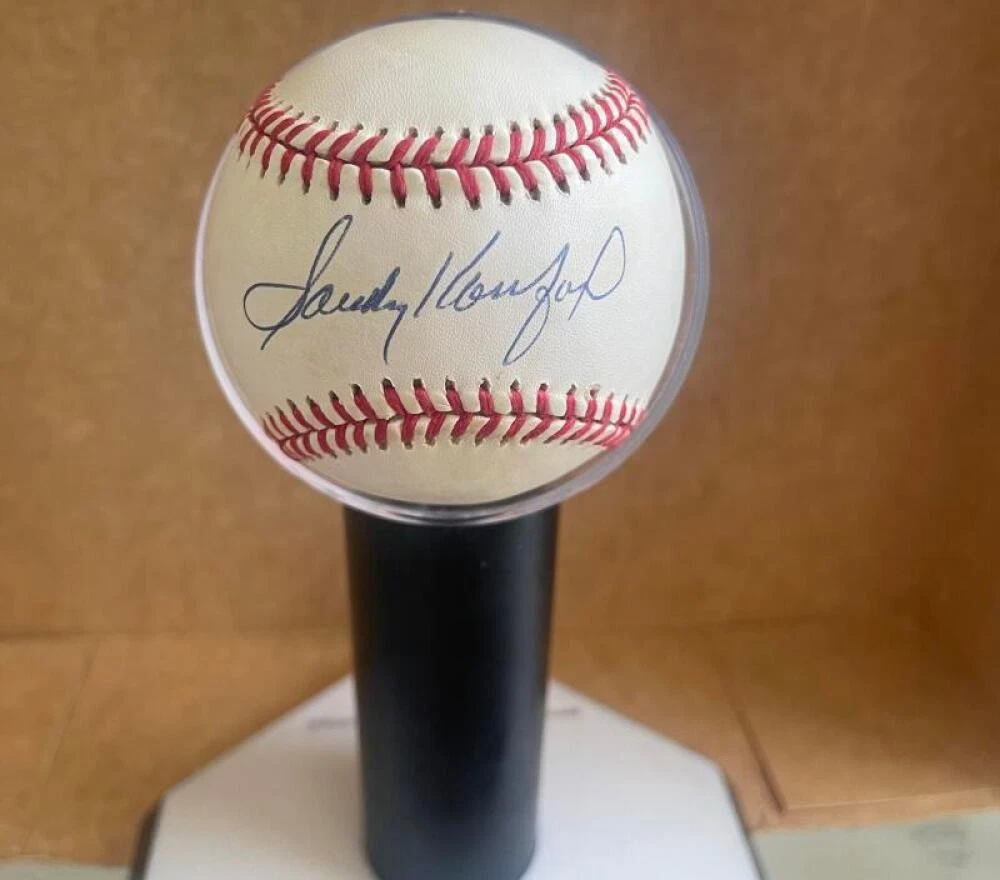SANDY KOUFAX SIGNED RARE MINT SIGNED AUTOGRAPHED N.L. BASEBALL BAS LOA
