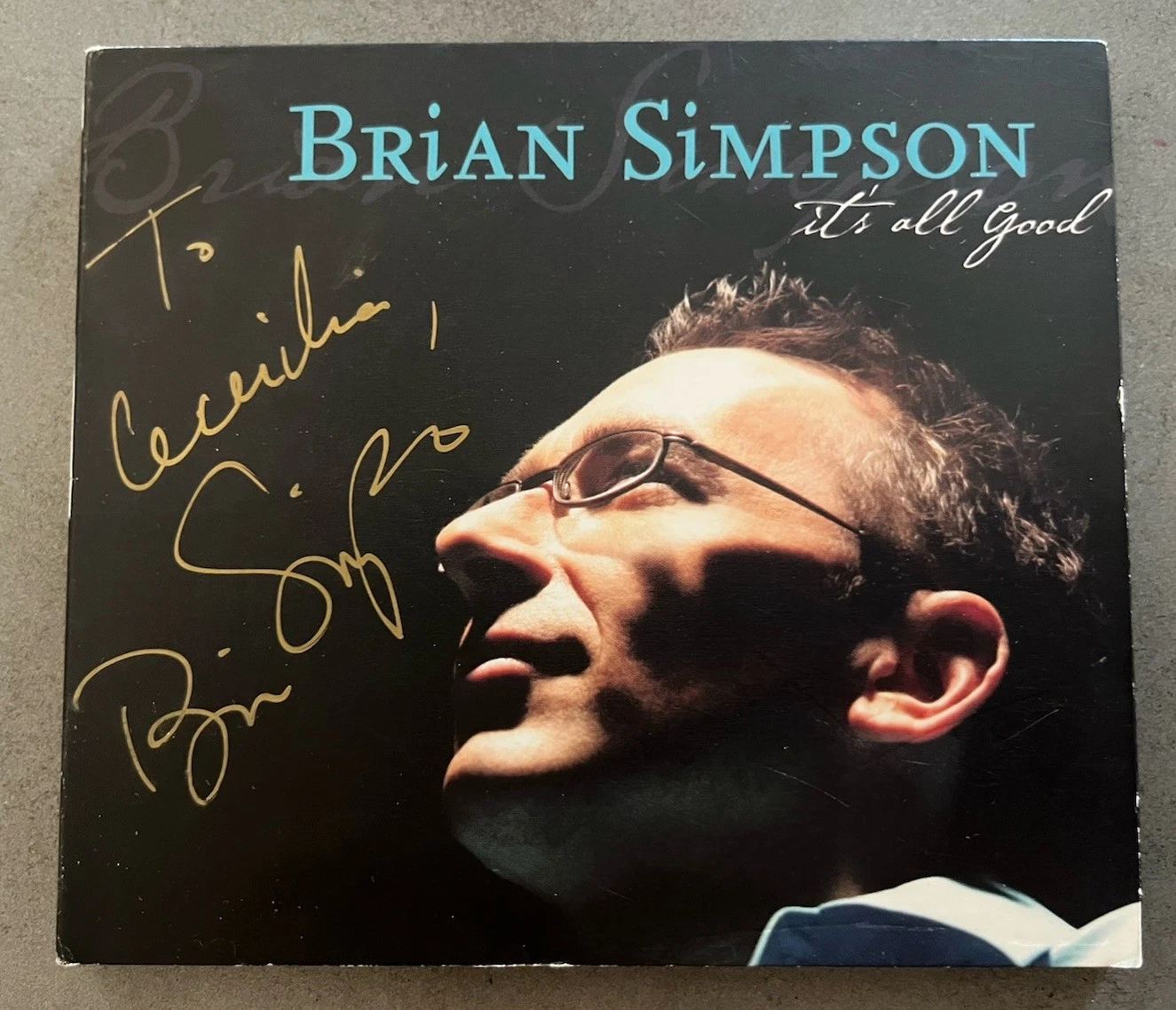 Brian Simpson It's All Good DOUBLE Autographed Signed CD BAS Guaranteed