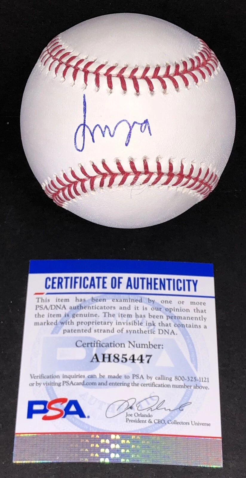 Francisco Mejia Signed Autographed San Diego Padres Oml Baseball Psa/Dna