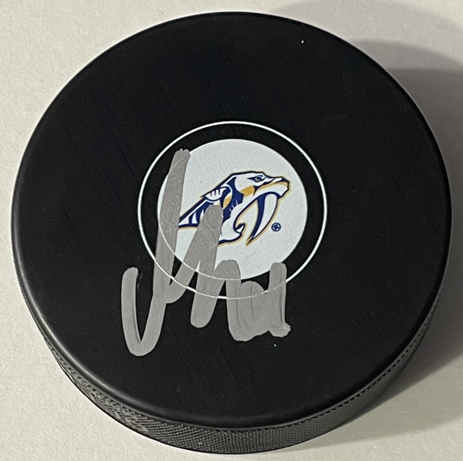 Mikael Granlund Signed Autographed Nashville Predators Puck Stanley Cup PSA/DNA