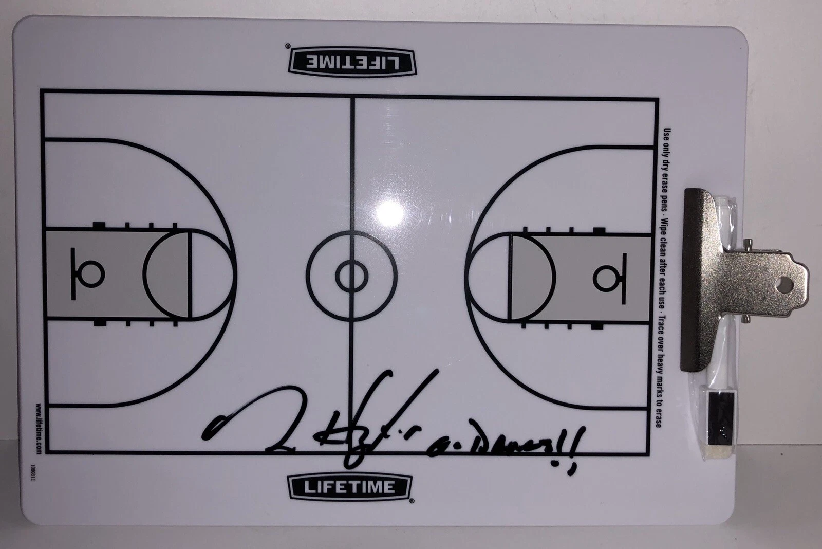 Mike Hopkins Signed Autographed Washington Huskies Coaches Clipboard Coa