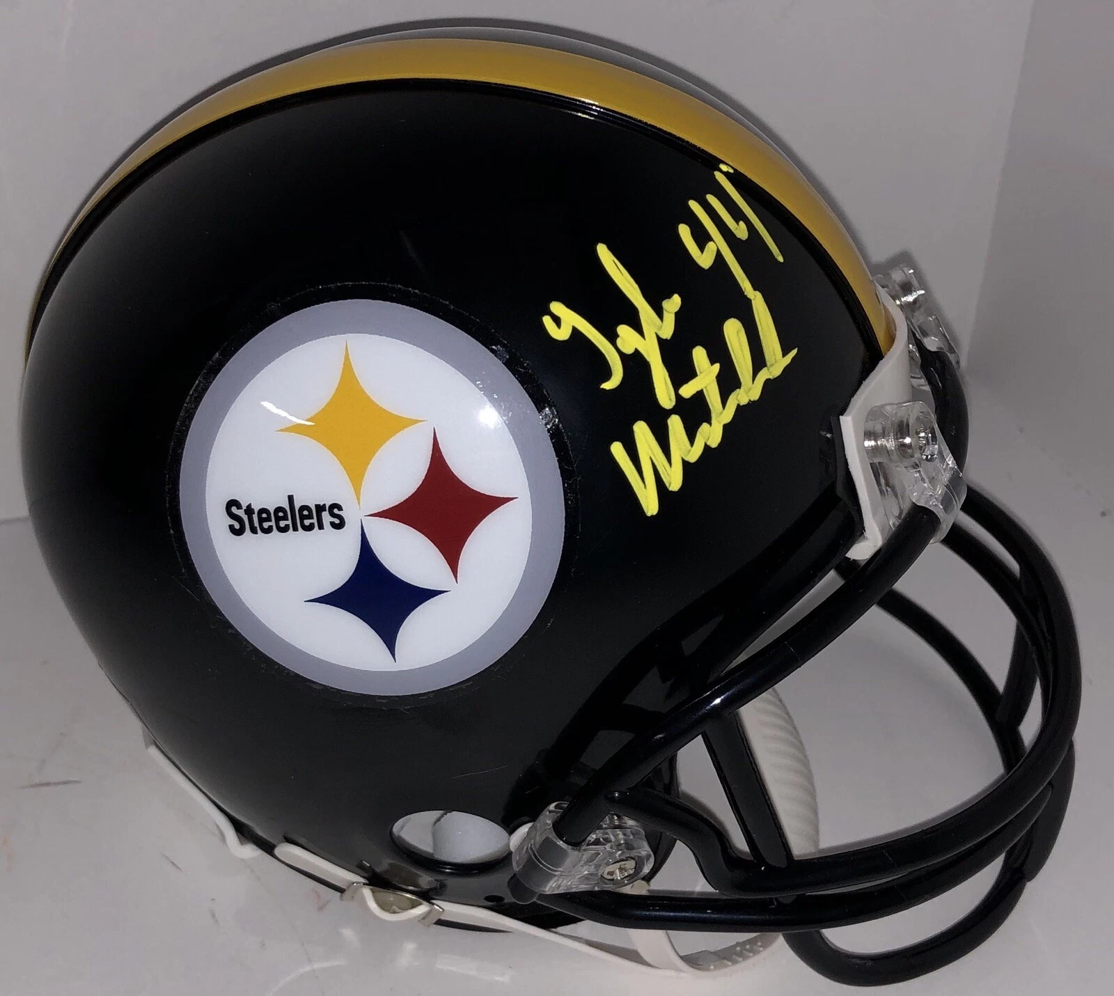 Tyler Matakevich Signed Autographed Pittsburgh Steelers Mini Helmet Coa