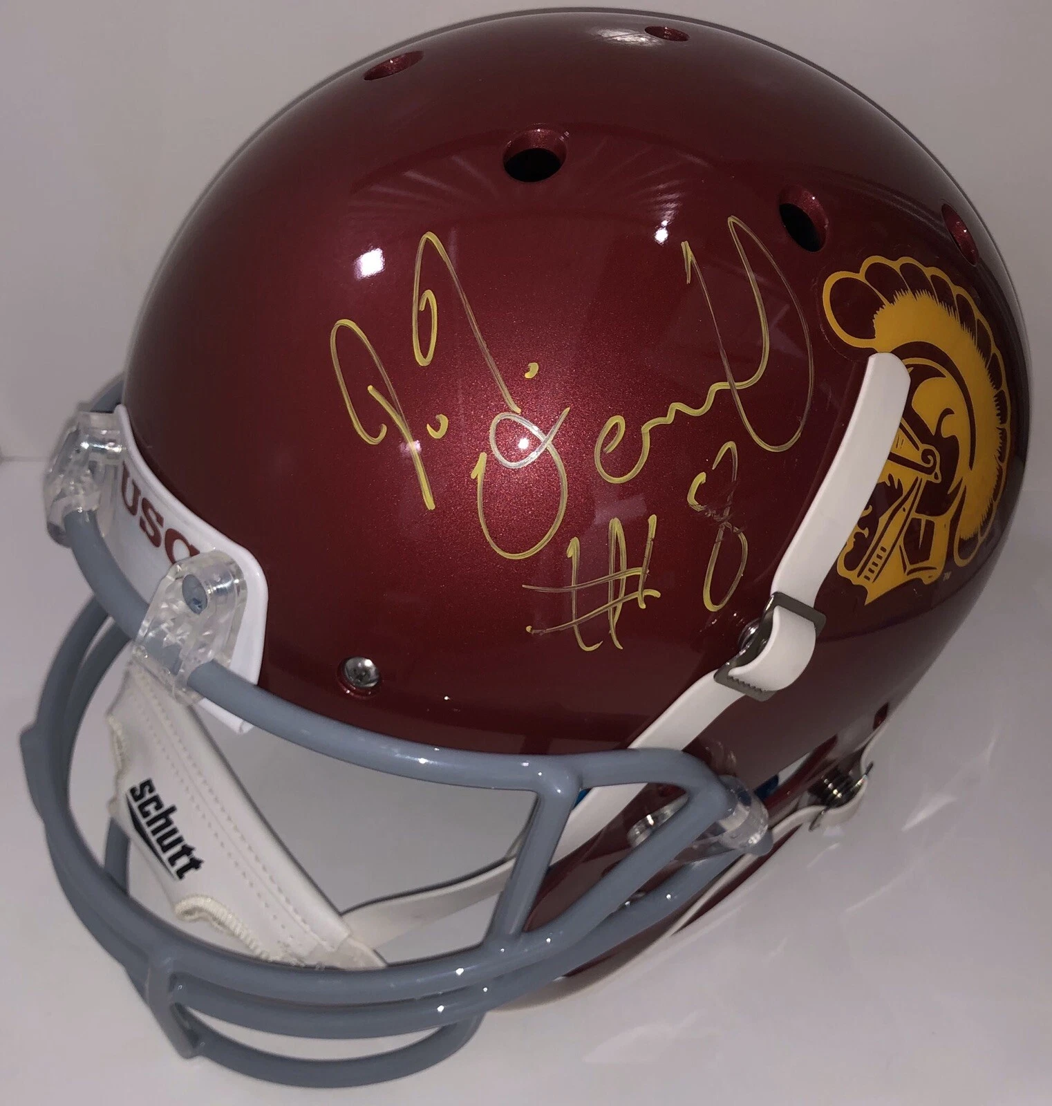 JT J.T Daniels Signed Autographed USC Trojans Full Size Helmet Heisman Psa/Dna