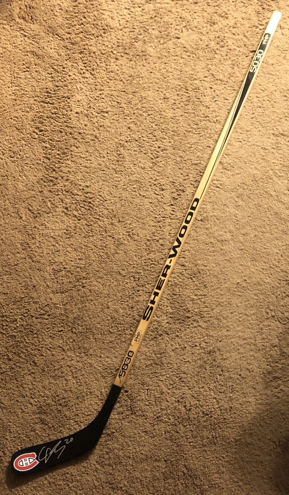 Cale Fleury Signed Auto Montreal Canadiens Stick Stanley Cup Coa