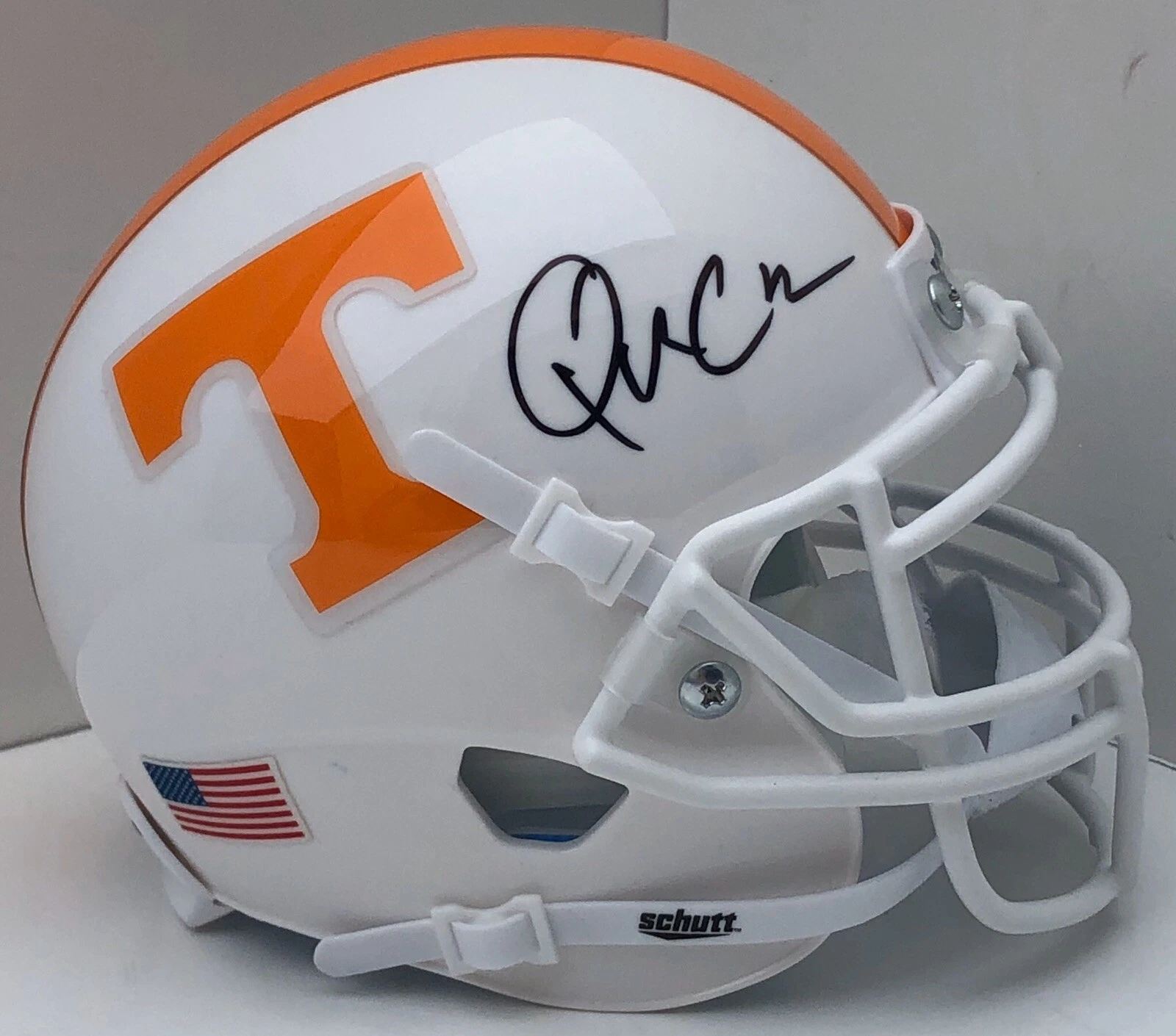 Quavaris Crouch Signed Autographed Tennessee Volunteers Mini Helmet Coa