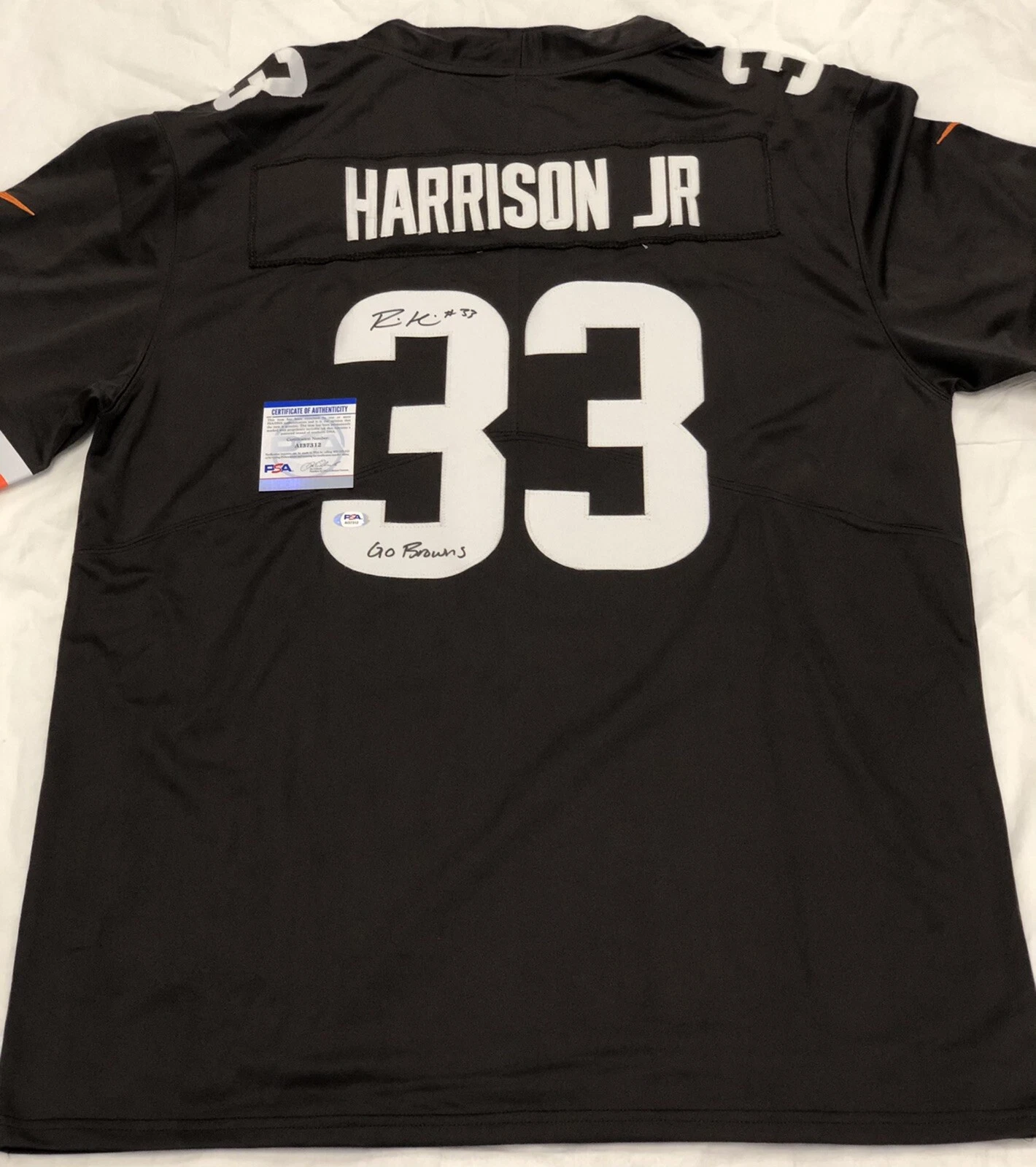 Ronnie Harrison Signed Autographed Cleveland Browns Jersey Psa/Dna