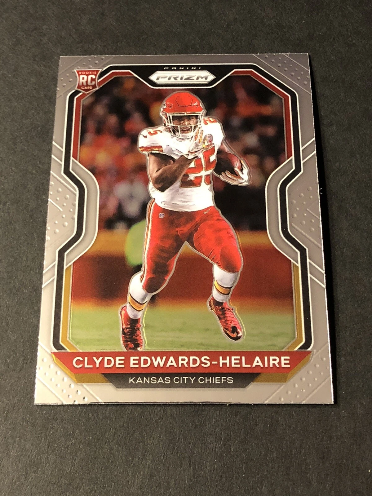 2020 Panini Prizm Clyde Edwards Helaire Football Base Rookie RC Card Chiefs #328